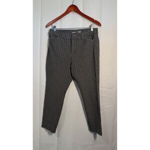 Old Navy High Rise Pixie Skinny Pants Houndstooth Womens Size 14